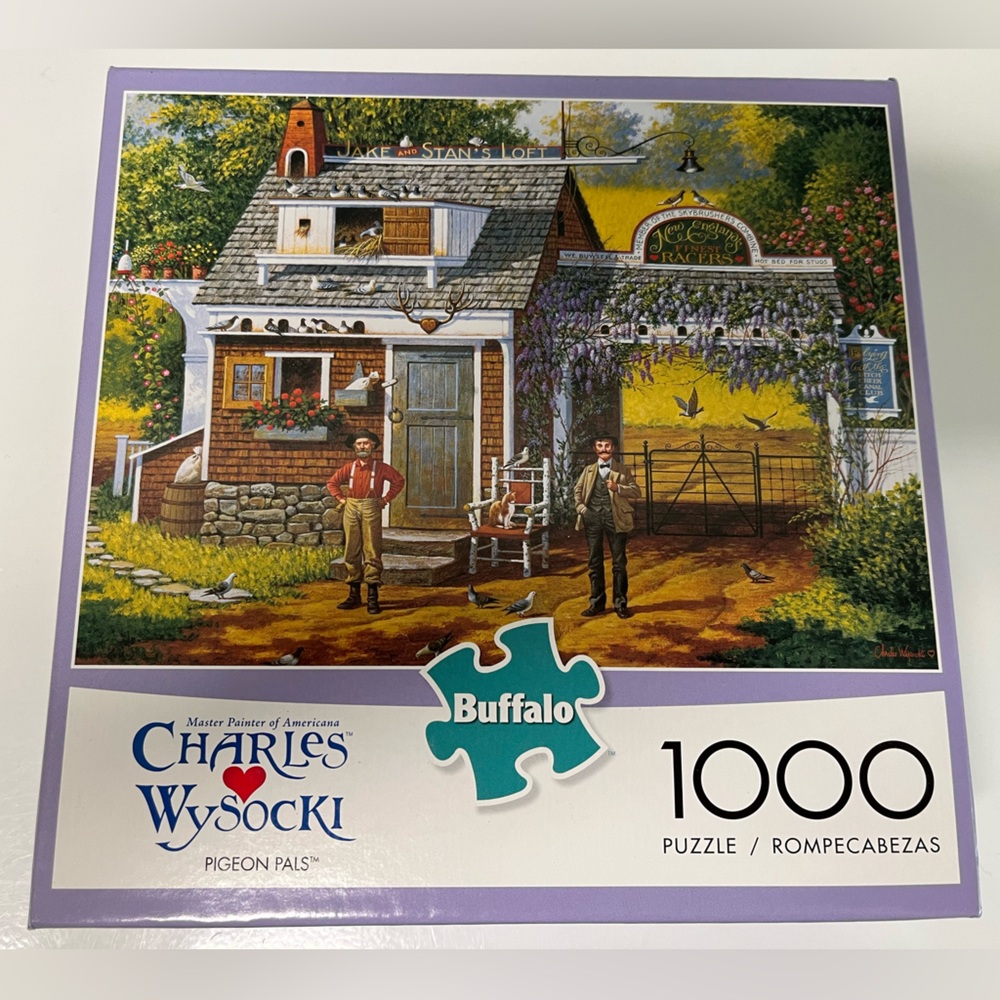 Charles Wysocki 1000-piece puzzle (new in sealed box)